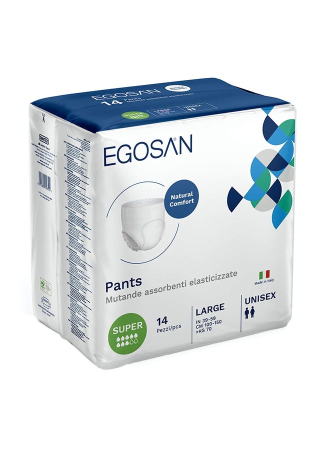 EGOSAN 14-Piece Natural Comfort Pants - Large - Image 1